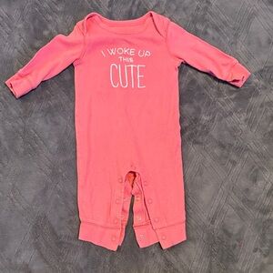 Carter's Soft Pink Infant Bodysuit